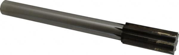Made in USA - 1.1906 to 1.253" Diam, 1" Diam Shank, 3" Flute, Semi Finish Semi Ground Chucking Reamer - Industrial Tool & Supply