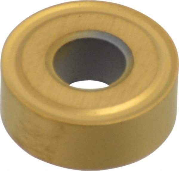 Interstate - RNMG43 Grade TCN55 Carbide Turning Insert - TiN Finish, Round, 1/2" Inscr Circle, 3/16" Thick - Industrial Tool & Supply