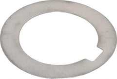 Made in USA - 3/32" Long x 1/4" Wide Notch, 0.01" Thick Internal Notched Washer - 301-304 Stainless Steel, 1" ID, 1-1/2" OD - Industrial Tool & Supply