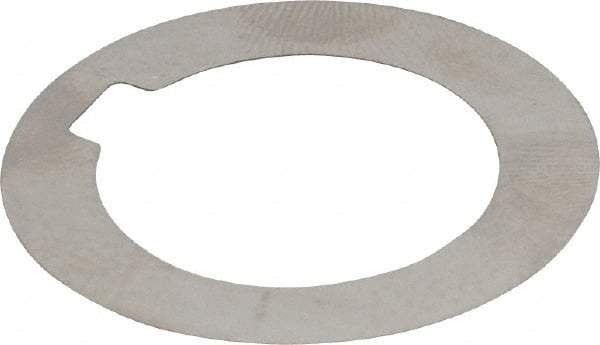 Made in USA - 3/32" Long x 1/4" Wide Notch, 0.005" Thick Internal Notched Washer - 301-304 Stainless Steel, 1" ID, 1-1/2" OD - Industrial Tool & Supply