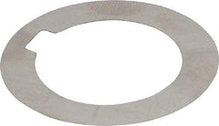 Made in USA - 3/32" Long x 1/4" Wide Notch, 0.005" Thick Internal Notched Washer - 301-304 Stainless Steel, 1" ID, 1-1/2" OD - Industrial Tool & Supply