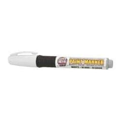 Super Met-Al - White Paint Marker - Fiber Tip, Oil Based - Industrial Tool & Supply