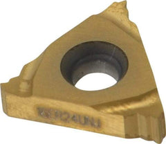 Seco - 16ER External Right Hand 24 UNJ Laydown Threading Insert - Grade CP500, TiAlN/TiN Coated Carbide - Industrial Tool & Supply