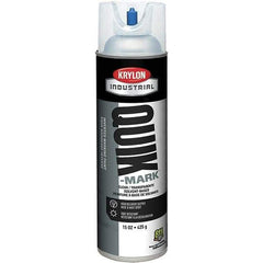 Krylon - 20 fl oz Clear Marking Paint - 50 to 60 Sq Ft Coverage, Solvent-Based Formula - Industrial Tool & Supply