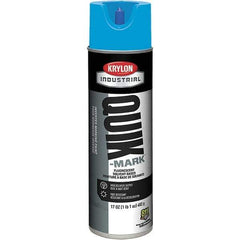 Krylon - 20 fl oz Blue Marking Paint - 50 to 60 Sq Ft Coverage, Solvent-Based Formula - Industrial Tool & Supply