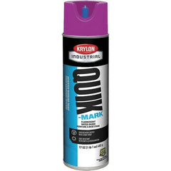 Krylon - 20 fl oz Purple Marking Paint - 50 to 60 Sq Ft Coverage, Water-Based Formula - Industrial Tool & Supply