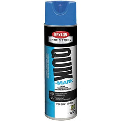 Krylon - 20 fl oz Blue Marking Paint - 50 to 60 Sq Ft Coverage, Water-Based Formula - Industrial Tool & Supply