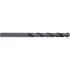 Titan USA - Taper Length Drill Bits; Drill Bit Size (Letter): E ; Drill Bit Size (Inch): 1/4 ; Drill Bit Size (Decimal Inch): 0.2500 ; Drill Point Angle: 118 ; Drill Bit Material: High Speed Steel ; Drill Bit Finish/Coating: Black Oxide - Exact Industrial Supply