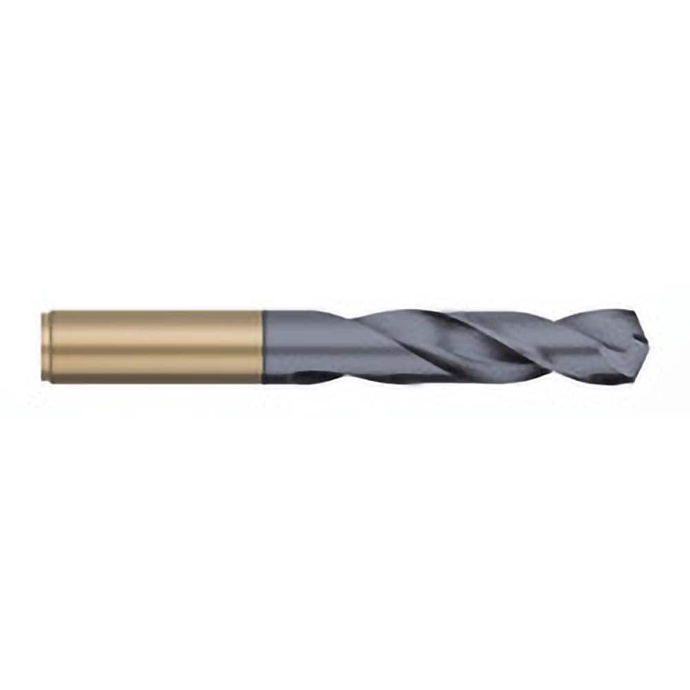 Titan USA - Screw Machine Length Drill Bits; Drill Bit Size (Decimal Inch): 0.3594 ; Drill Bit Size (Inch): 23/64 ; Drill Point Angle: 135 ; Drill Bit Material: Cobalt ; Drill Bit Finish/Coating: AlTiN ; Flute Type: Spiral - Exact Industrial Supply