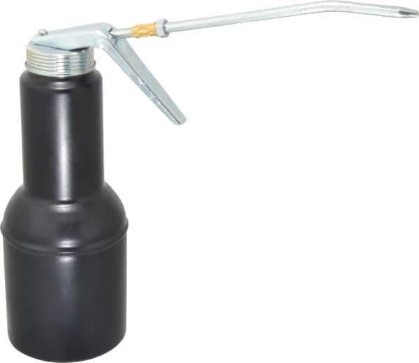 PRO-LUBE - 500 mL Capcity, 6" Long Rigid Spout, Pistol-Grip Oiler - Steel Pump, Steel Body, Powder Coated - Industrial Tool & Supply