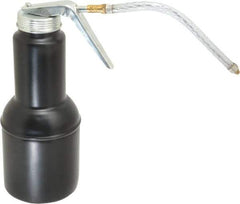 PRO-LUBE - 500 mL Capcity, 6" Long Flexible Spout, Pistol-Grip Oiler - Steel Pump, Steel Body, Powder Coated - Industrial Tool & Supply