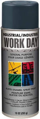 Krylon - Gray, Gloss, Enamel Spray Paint - 9 to 13 Sq Ft per Can, 10 oz Container, Use on Ceramics, Glass, Metal, Plaster, Wood - Industrial Tool & Supply