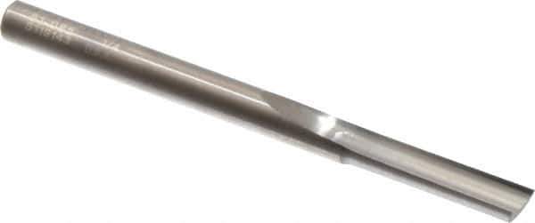 Onsrud - 1/4" Diam, 1/4" Shank Diam, 1" Length of Cut, 1 Flute Single Edge Straight Router Bit - 3-1/4" Overall Length, Right Hand Cut, Solid Carbide - Industrial Tool & Supply
