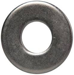 Made in USA - 5/16" Screw, Grade 300 Stainless Steel Standard Flat Washer - 3/8" ID x 7/8" OD, 0.064" Thick, Passivated Finish, Meets Military Specifications - Industrial Tool & Supply
