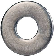 Made in USA - 1/4" Screw, Grade 17-7 PH Stainless Steel USS Flat Washer - 5/16" ID x 3/4" OD, 0.063" Thick, Plain Finish - Industrial Tool & Supply