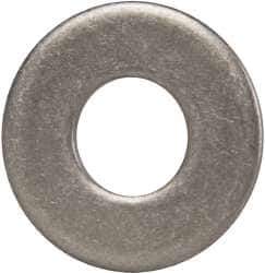 Made in USA - 3/8" Screw, Grade 17-7 PH Stainless Steel USS Flat Washer - 7/16" ID x 1" OD, 0.08" Thick, Plain Finish - Industrial Tool & Supply