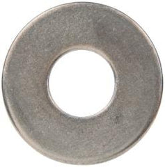Made in USA - 1/2" Screw, Grade 17-7 PH Stainless Steel USS Flat Washer - 9/16" ID x 1-3/8" OD, 0.08" Thick, Plain Finish - Industrial Tool & Supply