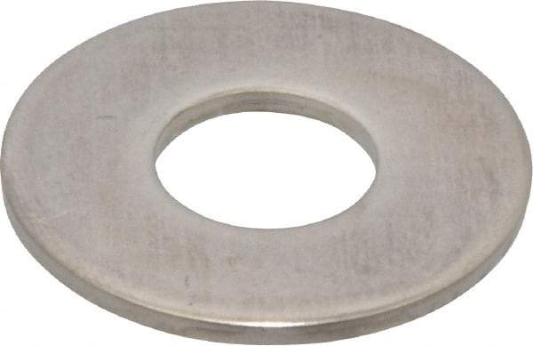 Made in USA - 9/16" Screw, Grade 17-7 PH Stainless Steel USS Flat Washer - 5/8" ID x 1-1/2" OD, 0.09" Thick, Plain Finish - Industrial Tool & Supply