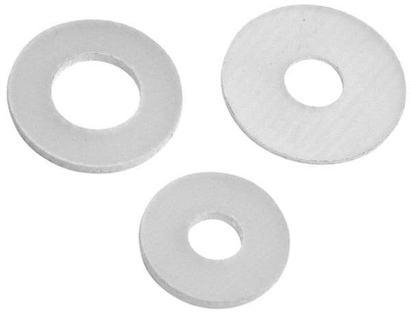 Made in USA - #1 Screw, Grade G10 Fiberglass Standard Flat Washer - 1.015" ID x 1.755" OD, 0.093" Thick, Plain Finish - Industrial Tool & Supply