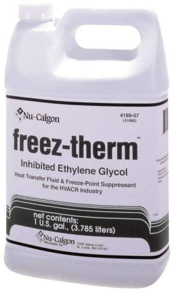 Nu-Calgon - 55 Gallon Heat-Transfer Antifreeze Fluid - Comes in Drum, Ethylene Glycol Composition - Industrial Tool & Supply