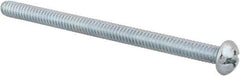 Value Collection - #10-24 UNC, 3" Length Under Head Slotted/Phillips Drive Machine Screw - Round Head, Grade J82 Steel, Zinc-Plated Finish, Without Washer - Industrial Tool & Supply