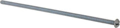 Value Collection - #10-24 UNC, 6" Length Under Head Slotted/Phillips Drive Machine Screw - Round Head, Grade J82 Steel, Zinc-Plated Finish, Without Washer - Industrial Tool & Supply