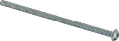 Value Collection - #6-32 UNC, 3" Length Under Head Slotted/Phillips Drive Machine Screw - Round Head, Grade J82 Steel, Zinc-Plated Finish, Without Washer - Industrial Tool & Supply