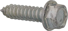 Value Collection - 3/8" Hex Head Sheet Metal Screw - Steel, 1-1/2" Length Under Head, Grade 2 - Industrial Tool & Supply