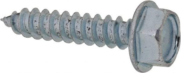 Value Collection - 5/16" Hex Head Sheet Metal Screw - Steel, 1-1/2" Length Under Head, Grade 2 - Industrial Tool & Supply