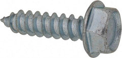 Value Collection - 5/16" Hex Head Sheet Metal Screw - Steel, 1-1/4" Length Under Head, Grade 2 - Industrial Tool & Supply