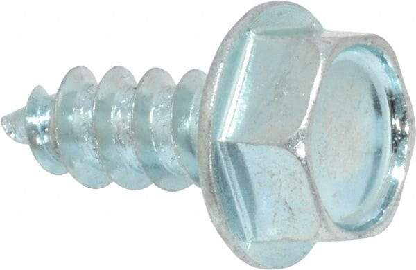 Value Collection - 5/16" Hex Head Sheet Metal Screw - Steel, 3/4" Length Under Head, Grade 2 - Industrial Tool & Supply