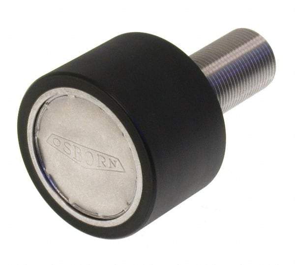 Osborn International - 1-1/2" Roller Diam x 1-3/16" Width, 5/8" Stud Diam x 1-1/2" Length, Plain Stud Load Runner - Urethane, 3/4" Thread Length, 5/8-18 Thread, 2-11/16" OAL, 170 Lb Dynamic Cap - Industrial Tool & Supply