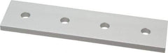 80/20 Inc. - 1.49" Wide, 6" High, Open Shelving 4 Hole Joining Strip - Aluminum, Use with Series 15 & Bolt Kit 3320 or 3325 - Industrial Tool & Supply