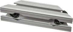 80/20 Inc. - 1-1/2" Wide, 6" High, Open Shelving 45° Support Bracket - Aluminum, Use with Series 15 - 1515 Extrusion - Industrial Tool & Supply