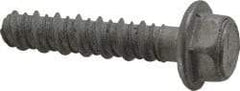 Red Head - 3/8" Diam, 1-3/4" Length Under Head, Hex Drive, Concrete Screw & Masonry Fastener - Steel, Zinc-Plated Finish - Industrial Tool & Supply