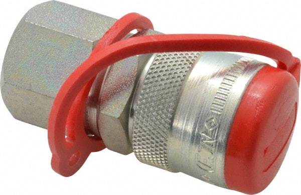 CEJN - 1/4 NPT Hydraulic Hose Female Pipe Thread Coupler - 14,500 psi, 1.56 GPM, 115 Hose Size, Series 115 - Industrial Tool & Supply