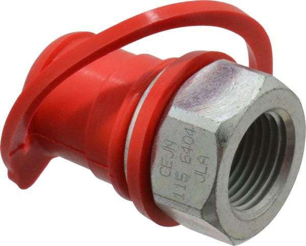 CEJN - 3/8 NPT Hydraulic Hose Female Pipe Thread Nipple - 14,500 psi, 1.56 GPM, 115 Hose Size, Series 115 - Industrial Tool & Supply