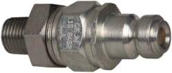 CEJN - 1/4 NPT Hydraulic Hose Male Pipe Thread Nipple - 14,500 psi, 1.56 GPM, 115 Hose Size, Series 115 - Industrial Tool & Supply