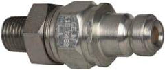 CEJN - 1/4 NPT Hydraulic Hose Male Pipe Thread Nipple - 14,500 psi, 1.56 GPM, 115 Hose Size, Series 115 - Industrial Tool & Supply