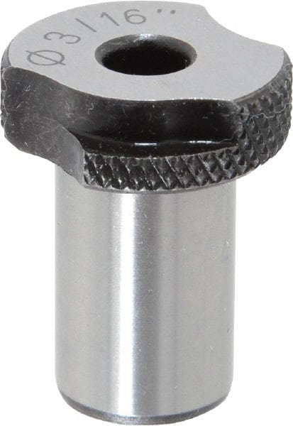 Boneham - Type SF, 3/16" Inside Diam, Head, Slip Fixed Drill Bushing - Industrial Tool & Supply