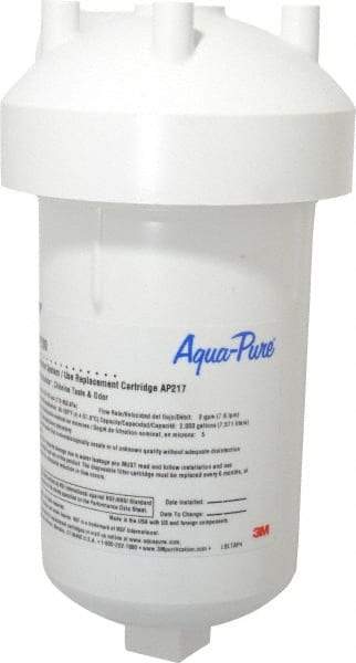 3M Aqua-Pure - 2.0 GPM Max Flow Rate, 3/8 Inch Pipe, Full Flow Undersink Water Filter System - 1 Housing, Reduces Taste, Odor, Chlorine and Sediment - Industrial Tool & Supply