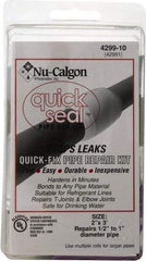 Nu-Calgon - 2" Wide x 3' Long General Purpose Pipe Repair Tape - -450 to 550°F, White - Industrial Tool & Supply