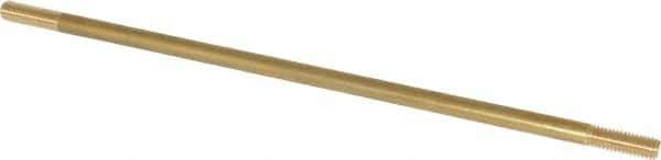 Made in USA - 12" Long, 3/8-16 Thread, Float Valve Rod - Brass, 1/2" Thread Length - Industrial Tool & Supply