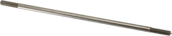 Made in USA - 8" Long, 1/4-20 Thread, Float Valve Rod - Stainless Steel, 1/2" Thread Length - Industrial Tool & Supply