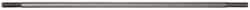 Made in USA - 10" Long, 1/4-20 Thread, Float Valve Rod - Stainless Steel, 1/2" Thread Length - Industrial Tool & Supply