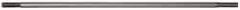 Made in USA - 10" Long, 1/4-20 Thread, Float Valve Rod - Stainless Steel, 1/2" Thread Length - Industrial Tool & Supply