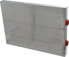 Lytron - 11" Long x 7.8" High, 9/16" 18UNF 3B Connection Aluminum Tube Cold Plate - 9/16 OD Tube, U Fluid Path Fluid Path, Ethylene Glycol & Water Mixture EGW Cooling, 3/4" Thick - Industrial Tool & Supply