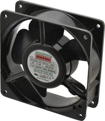 Lytron - 3/8" Tube OD, 1 Fan Mount, Liquid-To-Air Copper Tubed Process Equipment Heat Exchanger - Water Cooler, 6.3" High x 7.95" Wide x 2.04" Deep, 1,045 BTU/Hr, 400°F Max - Industrial Tool & Supply