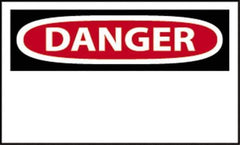 NMC - "Danger", 10" Long x 14" Wide, Fiberglass Safety Sign - Rectangle, 0.095" Thick, Use for Accident Prevention - Industrial Tool & Supply