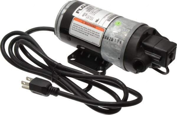 FloJet - 1/10 HP, 3/8 Inlet Size, 3/8 Outlet Size, Duplex II Demand Diaphragm pump, Diaphragm Spray Pump - 115 Input Voltage, EPDM, Polypropylene, 2500 Max RPM, NPTF - Industrial Tool & Supply